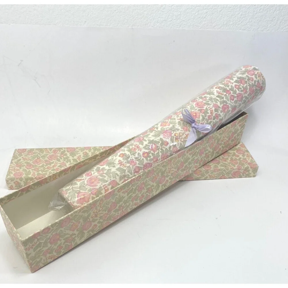 Vintage Scented Pink Floral Paper Drawer Liner 5 Sheets 24